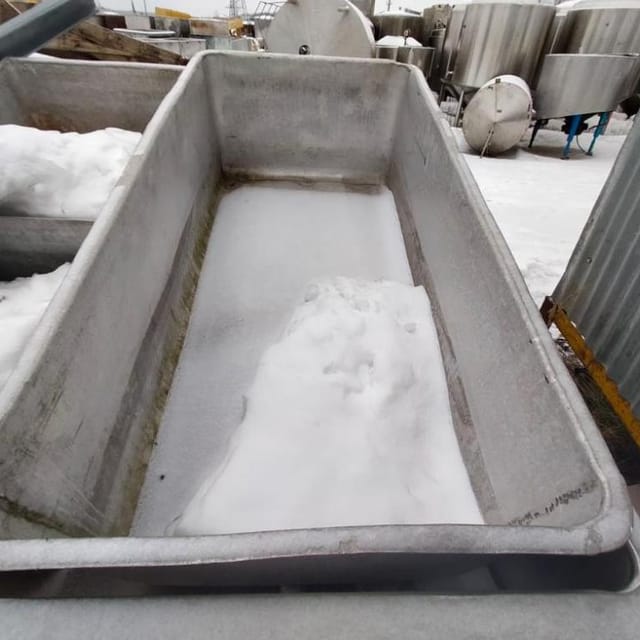 Ванна алюминий 550л инв.11215