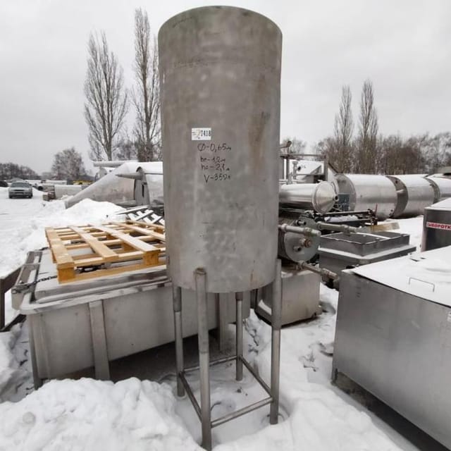 Емкость одностенка 350л инв.7418