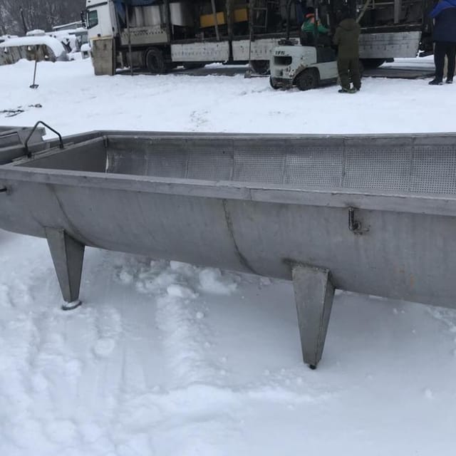 Ванна творожная 2,5м3 с сеткой инв.6284