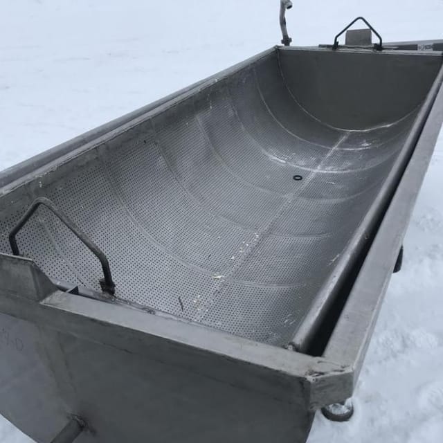 Ванна творожная 2,5м3 с сеткой инв.6284