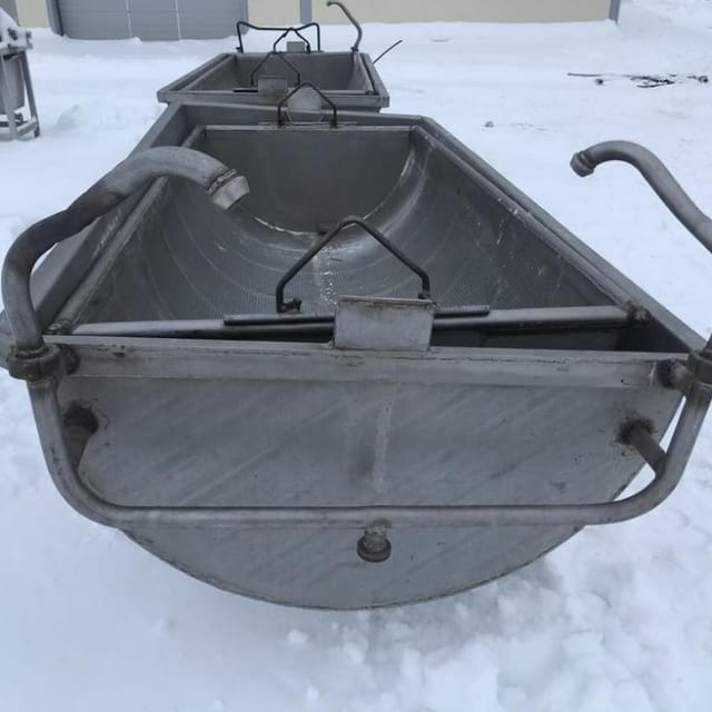 Ванна творожная 2,5м3 с сеткой инв.6284