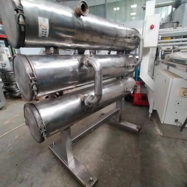 Пастеризатор трубчатый П8-ОЛФ-3 3секции по 2,5т инв.7279