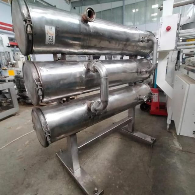 Пастеризатор трубчатый П8-ОЛФ-3 3секции по 2,5т инв.7279