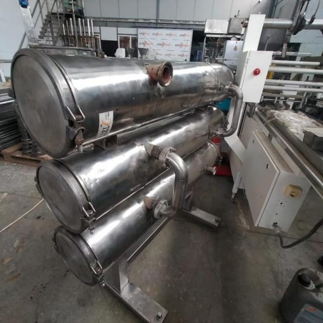 Пастеризатор трубчатый П8-ОЛФ-3 3секции по 2,5т инв.7279