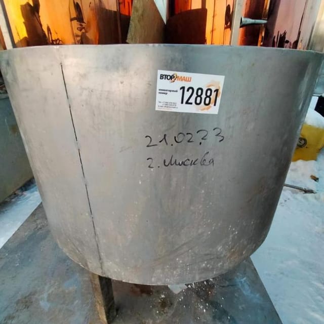 Емкость 150л с рубашкой инв.12881