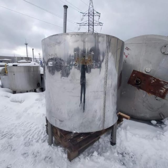 Емкость 1м3 с рубашкой и тэном инв.12848