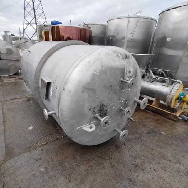 Емкость 2м3 с рубашкой утеплённая инв.10581