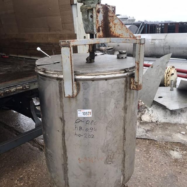 Емкость одностенная 500л инв.10571