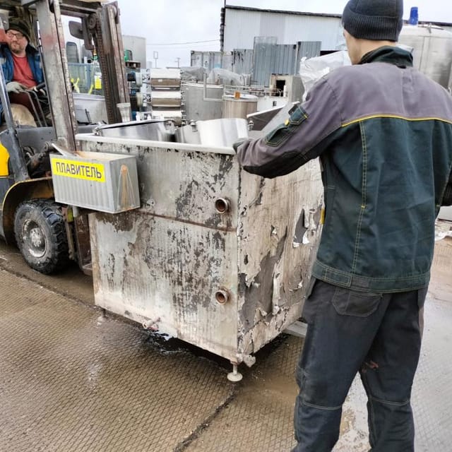 Жиротопка 660литров (две секции) инв.9354