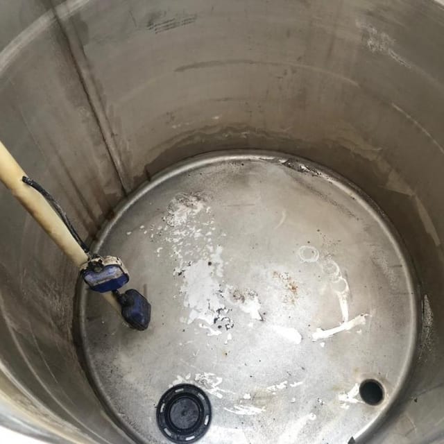 Емкость 660л одностенка инв.9886