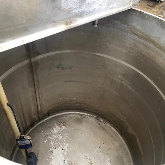 Емкость 660л одностенка инв.9886