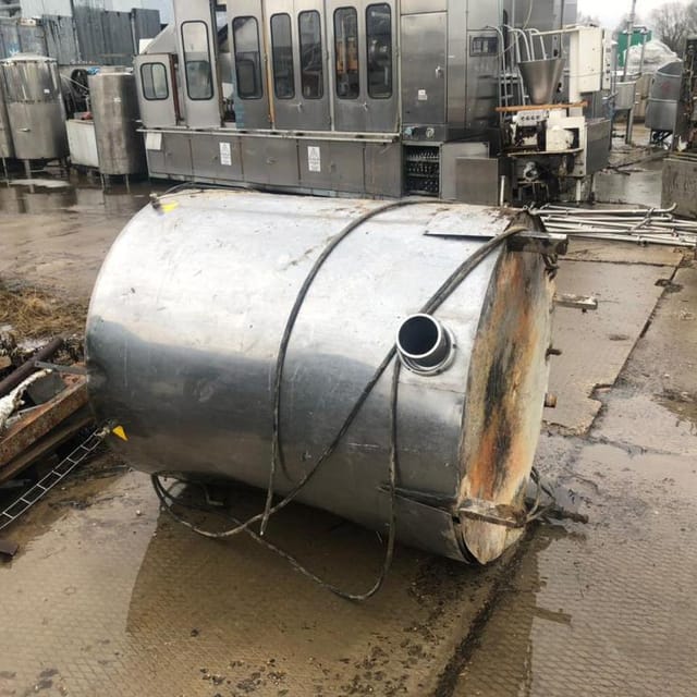 Емкость 660л с рубашкой, с пультом инв.9876