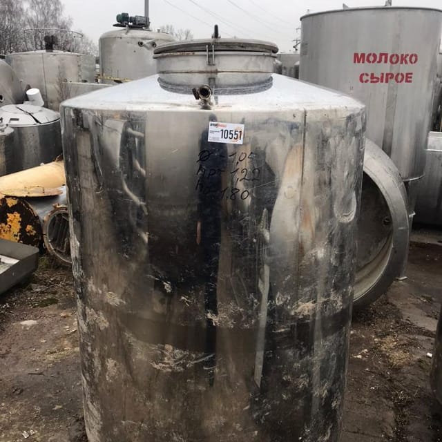 Емкость одностенная 1000л инв.10551