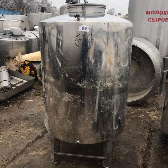 Емкость одностенная 1000л инв.10551