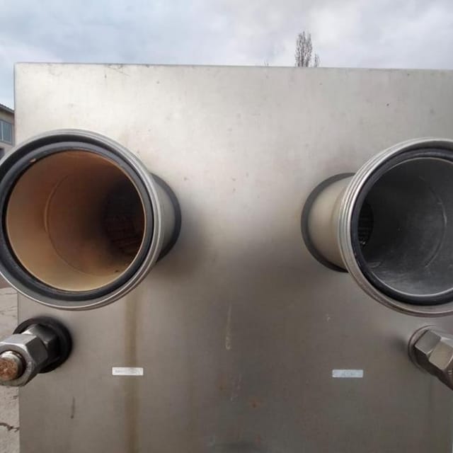 Теплообменник 40куб.м односекционный, клеевой инв.11232