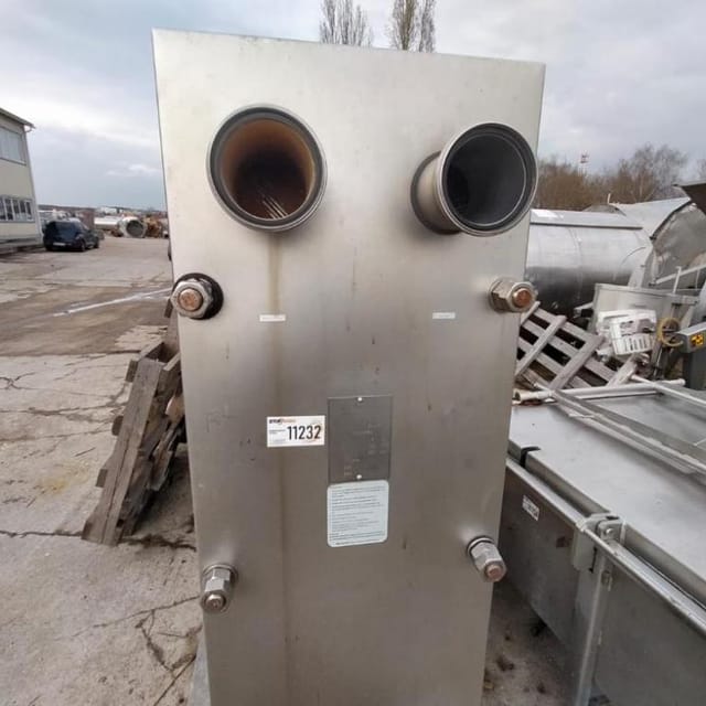 Теплообменник 40куб.м односекционный, клеевой инв.11232