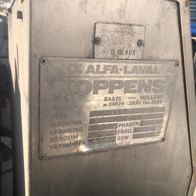 Электропечь ALFA-LAVAL BR 4500/600 инв.9393