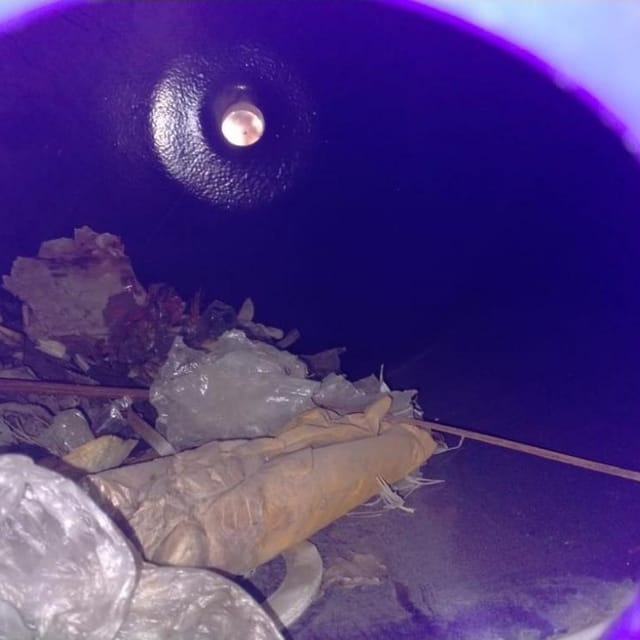 Сборник эмалированный 1000л инв.10539