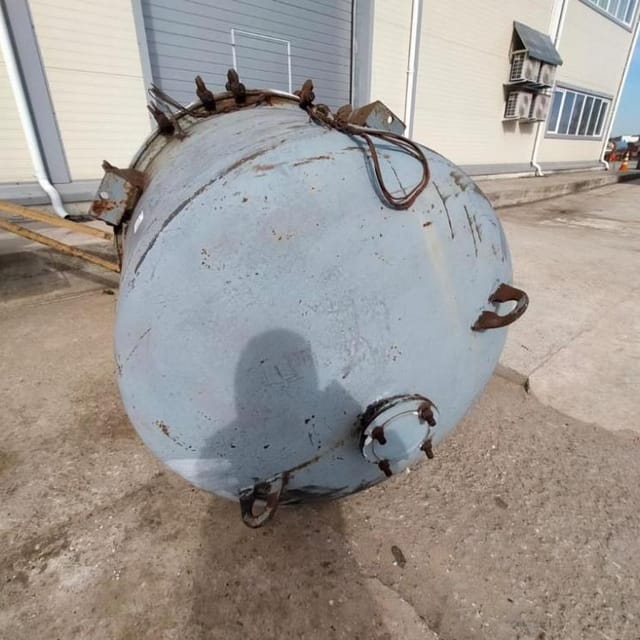 Сборник эмалированный 1000л инв.10539