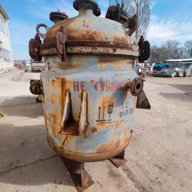 Сборник эмалированный 1000л инв.10531