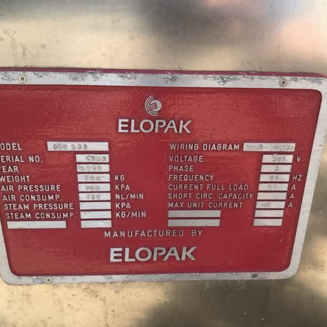 Группиратор elopak автоматический инв.1324