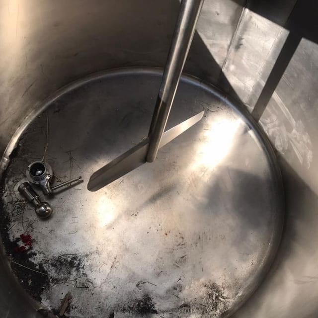 Емкость 600л одностенка с мешалкой инв.10470