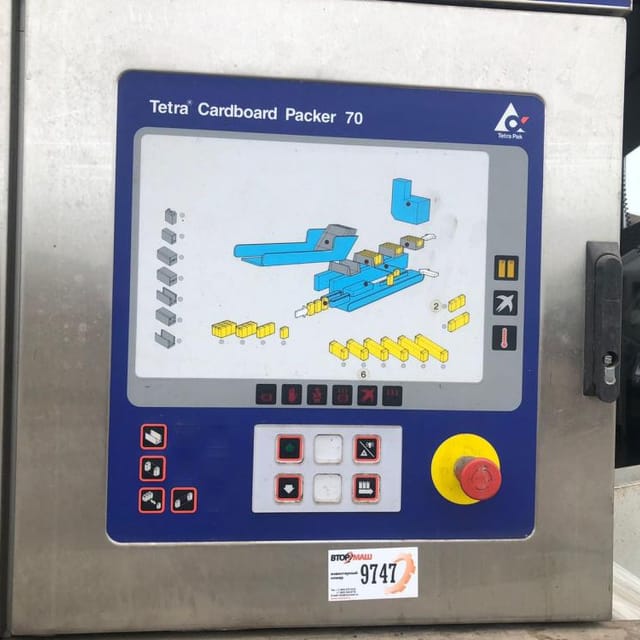 Автомат упаковки в картонный короб Tetra Cardboard Packer 70 инв.9747