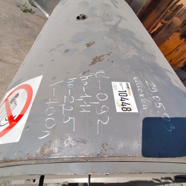 Емкость с рубашкой, мешалкой 700л инв.10448