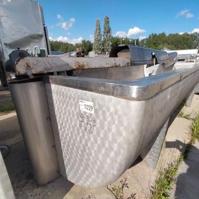 Пресс-ванна 2,5куб.м. с сеткой инв.11229