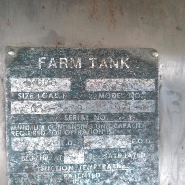 Танк охладитель ACL600 2м3 без компрессора инв.12806