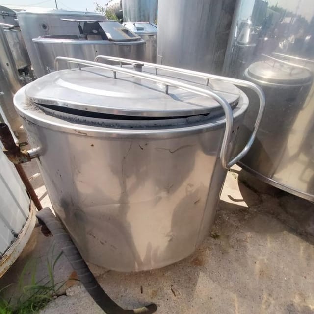 Емкость 500л с рубашкой, мешалкой инв.12870