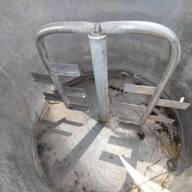 Емкость 500л с рубашкой, мешалкой инв.12870