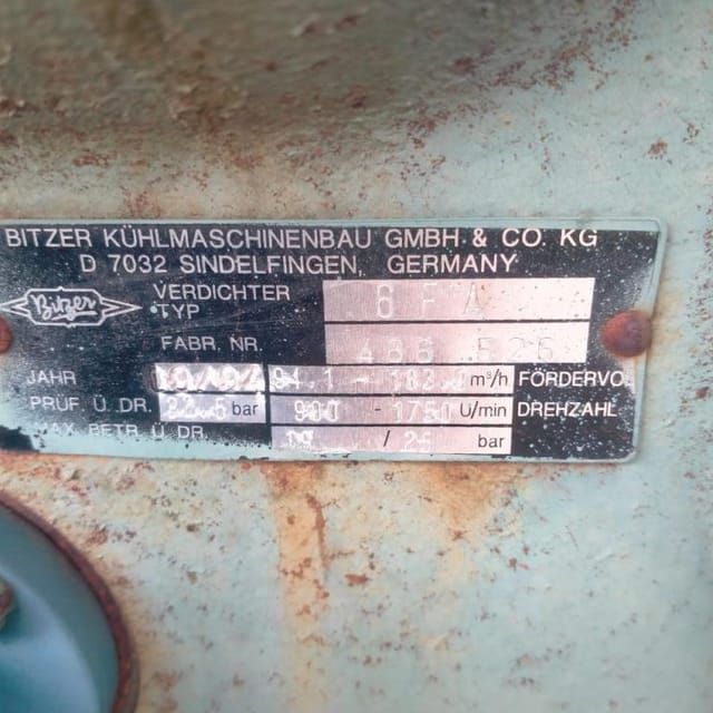 Компрессор аммиачный Bitzer 6FA инв.12820
