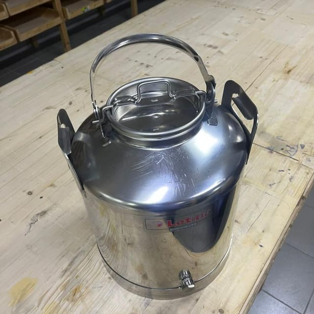 Бидон 25 литров с из нержавеющей стали инв.10316