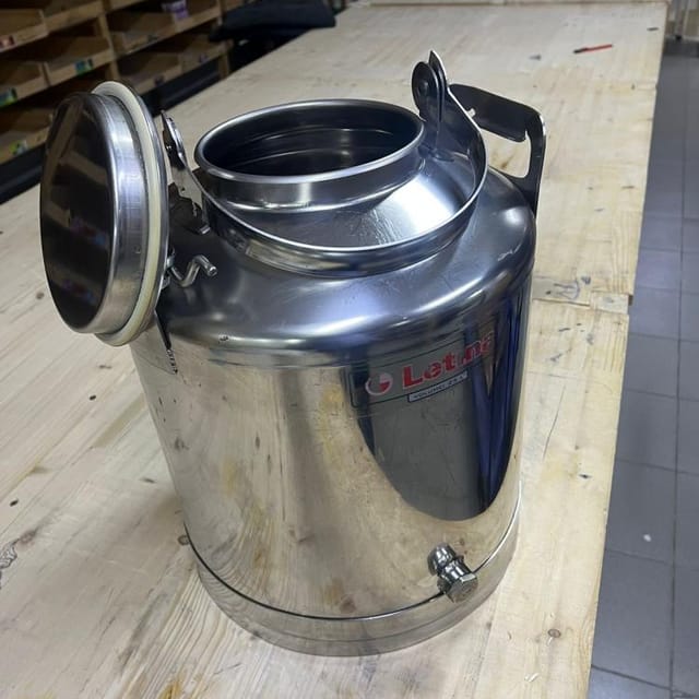 Бидон 25 литров с из нержавеющей стали инв.10316