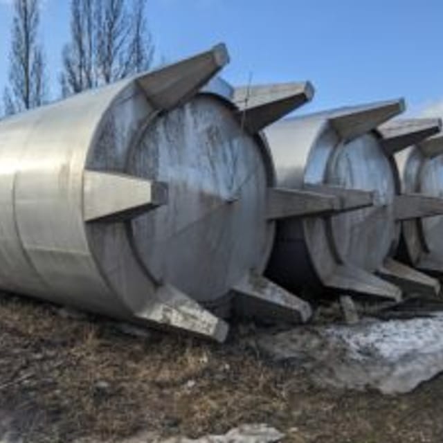 Емкость 50м3 одностенная, вертикальная