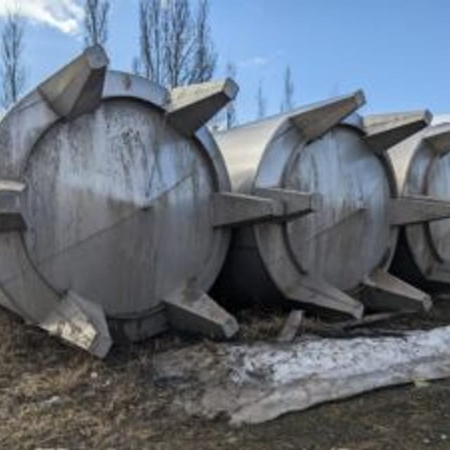 Емкость 50м3 одностенная, вертикальная