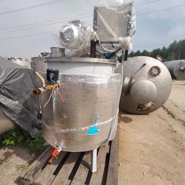 Емкость 200л с рубашкой, пультом инв.11282