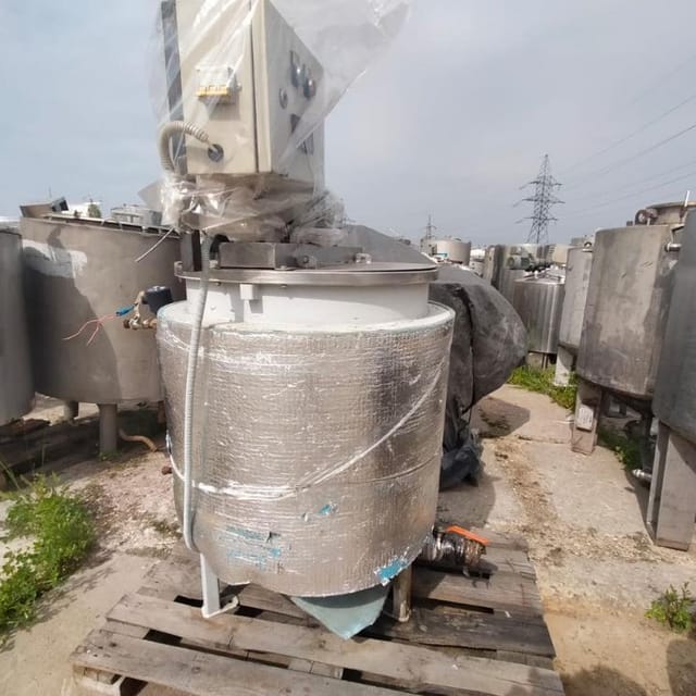 Емкость 200л с рубашкой, пультом инв.11282