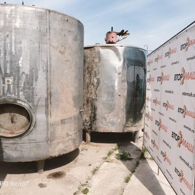 Емкость В2-ОМЗ 6м3 квадратный люк сверху инв.4147