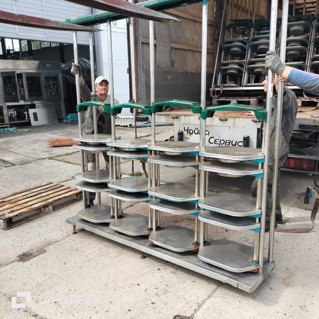 Пресс сырный площадки из чугуна Е8-ОПГ  инв.9570