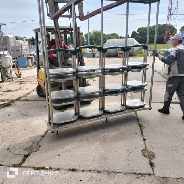 Пресс сырный площадки из чугуна Е8-ОПГ  инв.9570