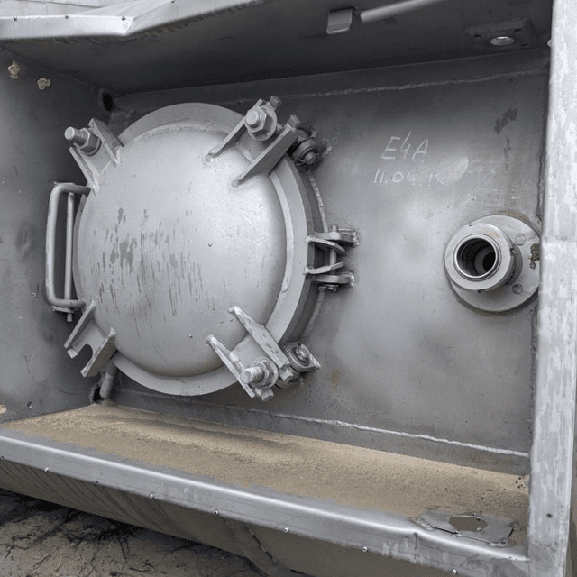 Емкость 6 куб.м. Две секции по 3 куб.м.  