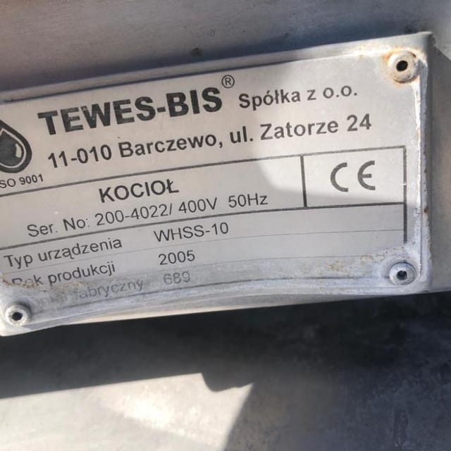 Сыроизготовитель WHSS-10 10куб.м. Tewes Bis инв. 9533