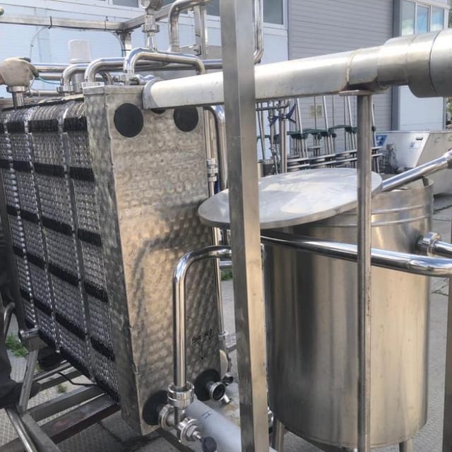 Пастеризационно-охладительная установка 5т  инв.9521