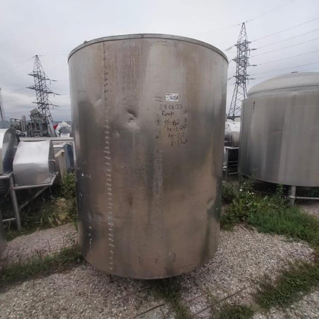 Ёмкость с рубашкой 1,7м3 инв.14358