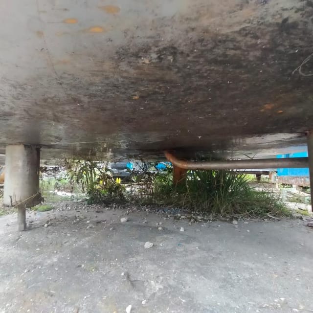 Ёмкость с рубашкой дутая 2,3м3  инв.14354