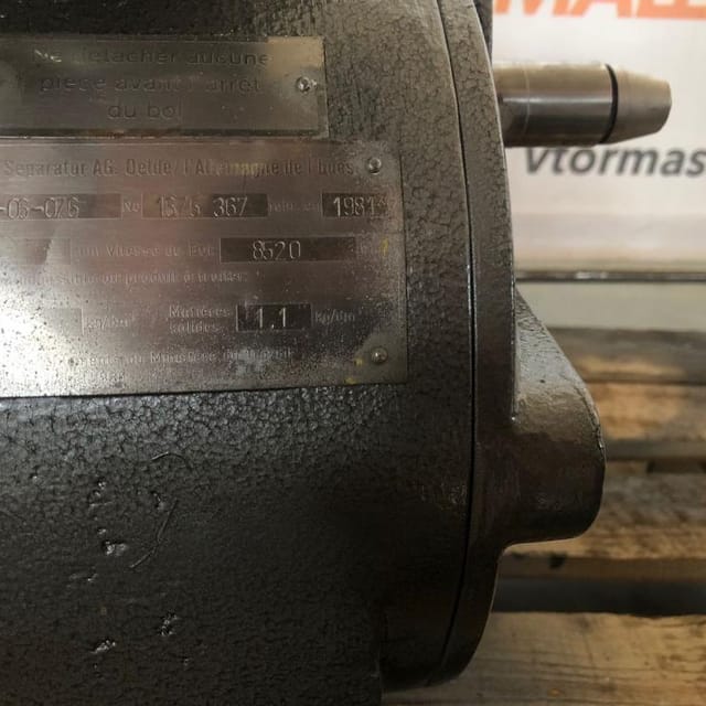 Творожный  Сепаратор GEA WESTFALIA KNA 3-06-076 инв.9735