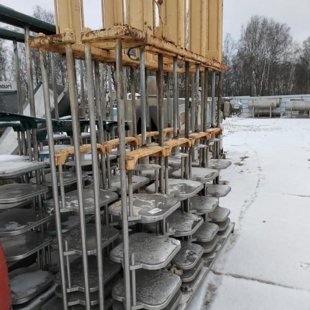 Пресс сырный площадки из чугуна Е8-ОПГ  инв.9570