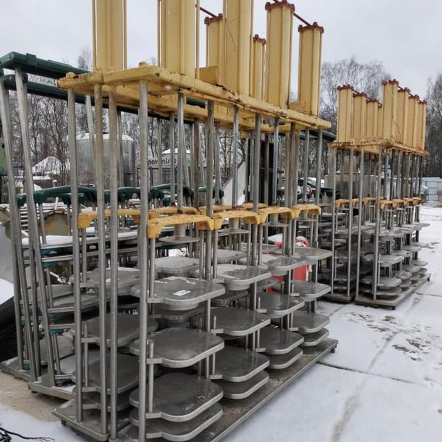 Пресс сырный площадки из чугуна Е8-ОПГ  инв.9570